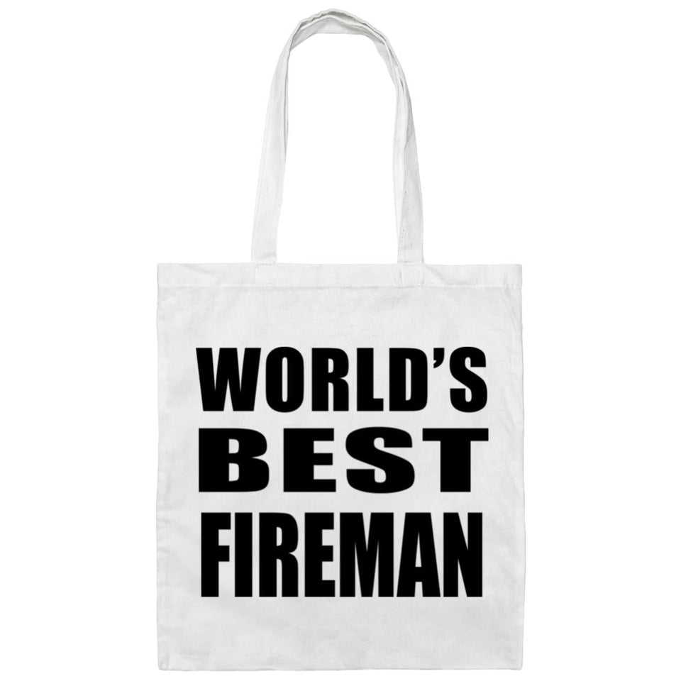 World's Best Fireman - Tote Bag White