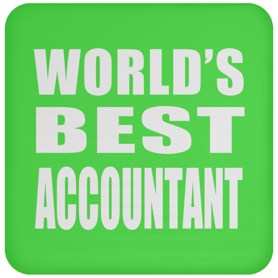 World's Best Accountant - Drink Coaster