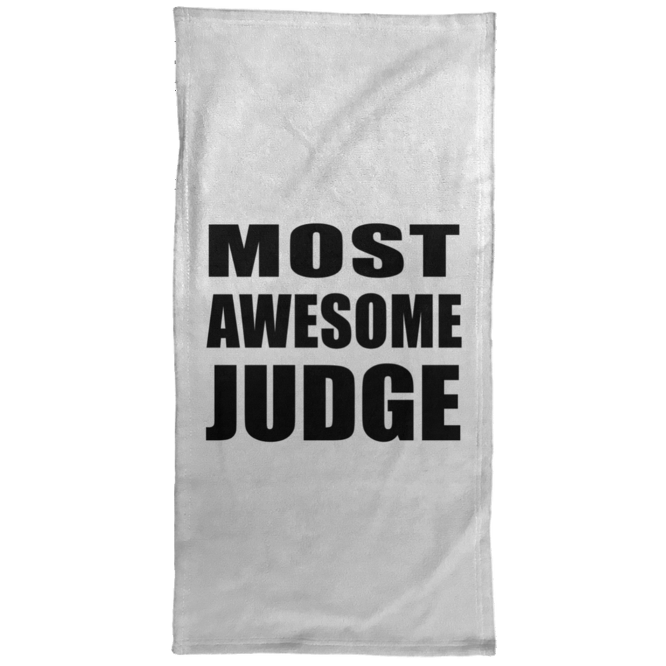 Most Awesome Judge - Hand Towel