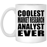 Coolest Market Research Analyst Ever - 11 Oz Coffee Mug