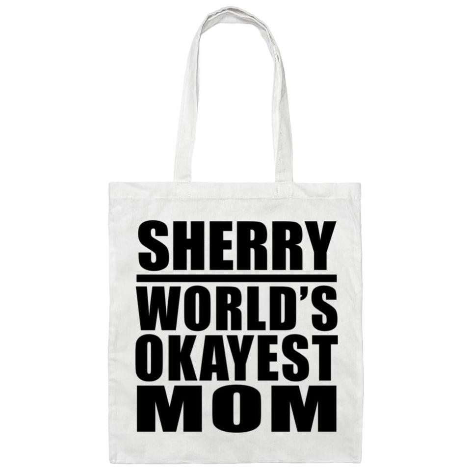 Sherry World's Okayest Mom - Tote Bag White