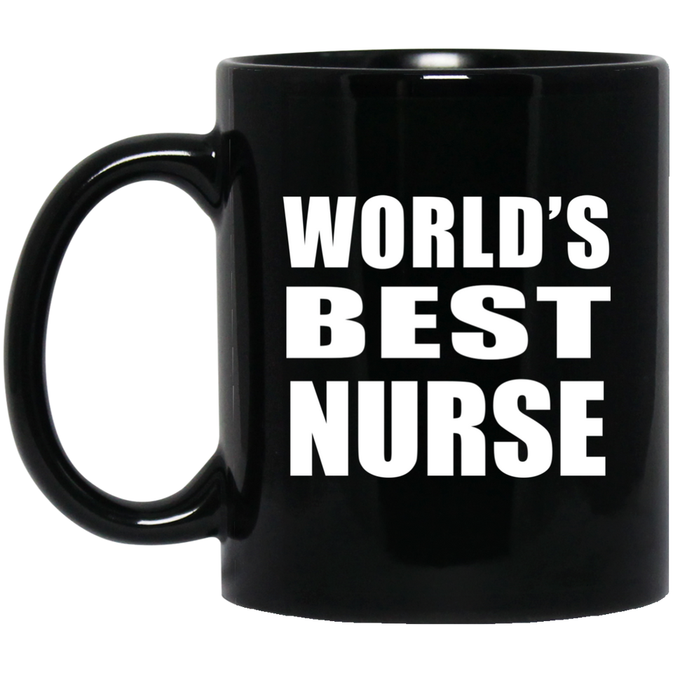 World's Best Nurse - 11 Oz Coffee Mug Black