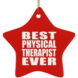 Best Physical Therapist Ever - Star Ornament