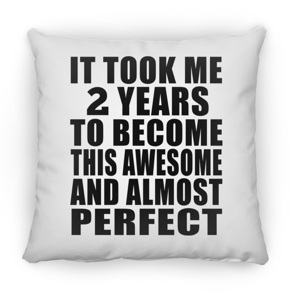 2nd Birthday Took 2 Years To Become Awesome & Perfect - Throw Pillow