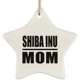 Shiba Inu Mom - Star Ornament