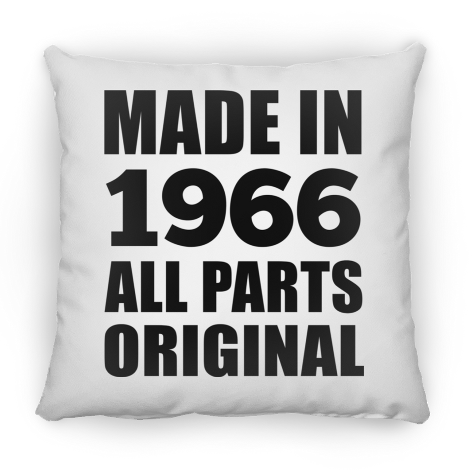 58th Birthday Made in 1966 All Parts Original - Throw Pillow