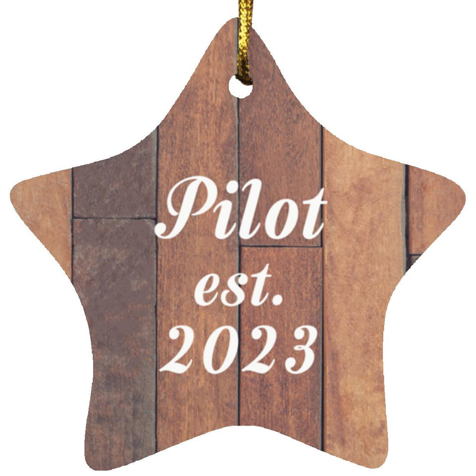 Pilot Established Est. 2023 - Star Ornament E