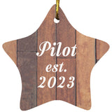 Pilot Established Est. 2023 - Star Ornament E