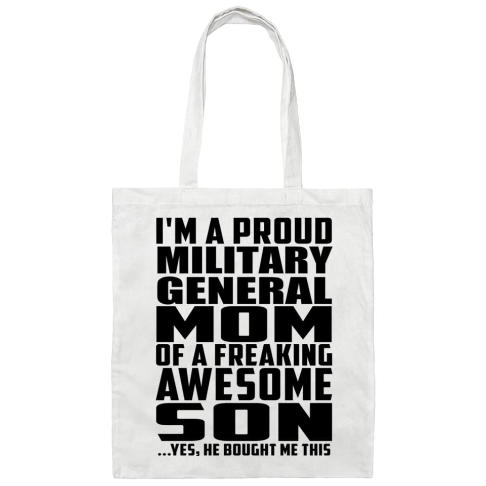 Proud Military General Mom Of Awesome Son - Tote Bag White