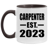 Carpenter Established EST. 2023 - 11oz Accent Mug Black