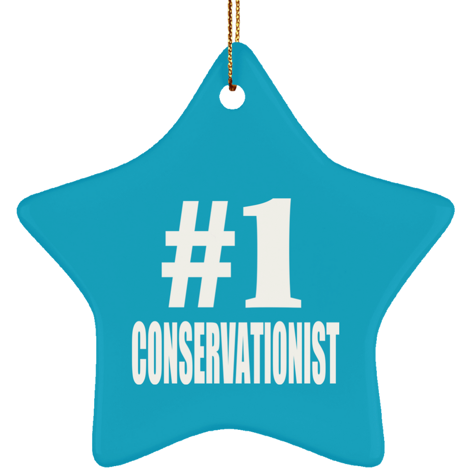 Number One #1 Conservationist - Star Ornament