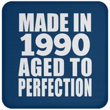 34th Birthday Made In 1990 Aged to Perfection - Drink Coaster