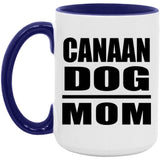 Canaan Dog Mom - 15oz Accent Mug Purple