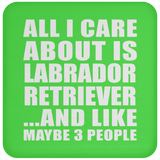 All I Care About Is Labrador Retriever - Drink Coaster