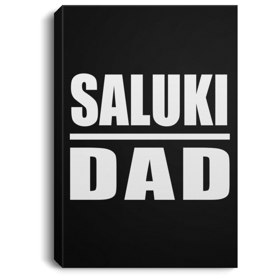 Saluki Dad - Canvas Portrait