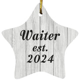 Waiter Established Est. 2024 - Star Ornament F