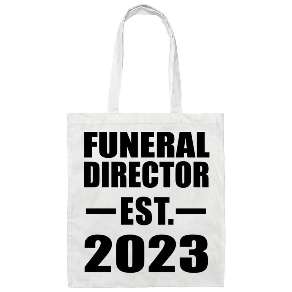 Funeral Director Established EST. 2023 - Tote Bag White