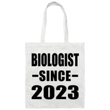Biologist Since 2023 - Tote Bag White