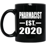Pharmacist Established EST. 2020 - 11oz Coffee Mug Black