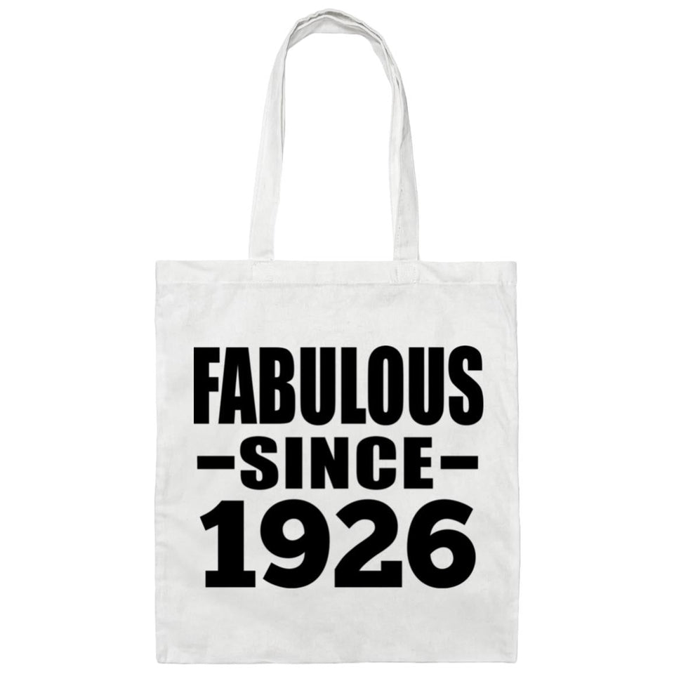 98th Birthday Fabulous Since 1926 - Tote Bag White