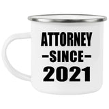 Attorney Since 2021 - 12oz Camping Mug