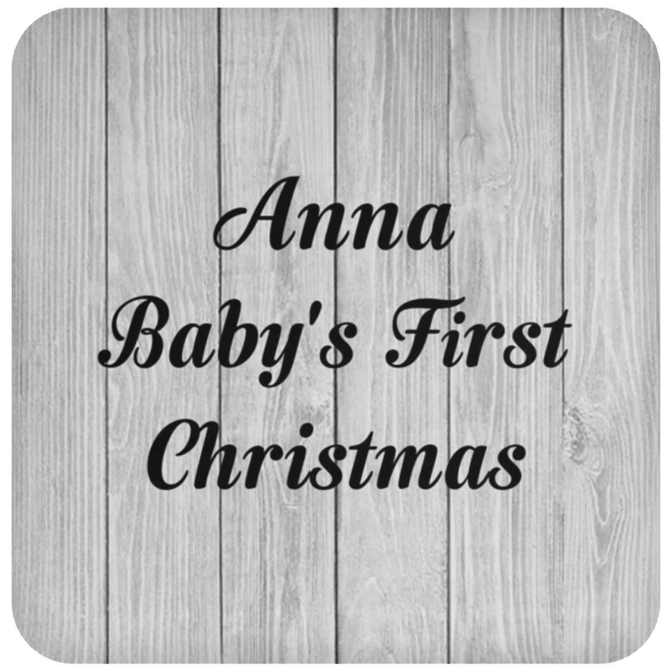 Anna Baby's First Christmas - Drink Coaster F