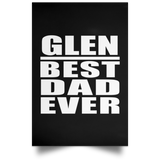 Glen Best Dad Ever - Poster Portrait