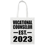 Vocational Counselor Established EST. 2023 - Tote Bag White