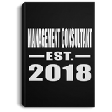 Management Consultant Established EST. 2018 - Canvas Portrait