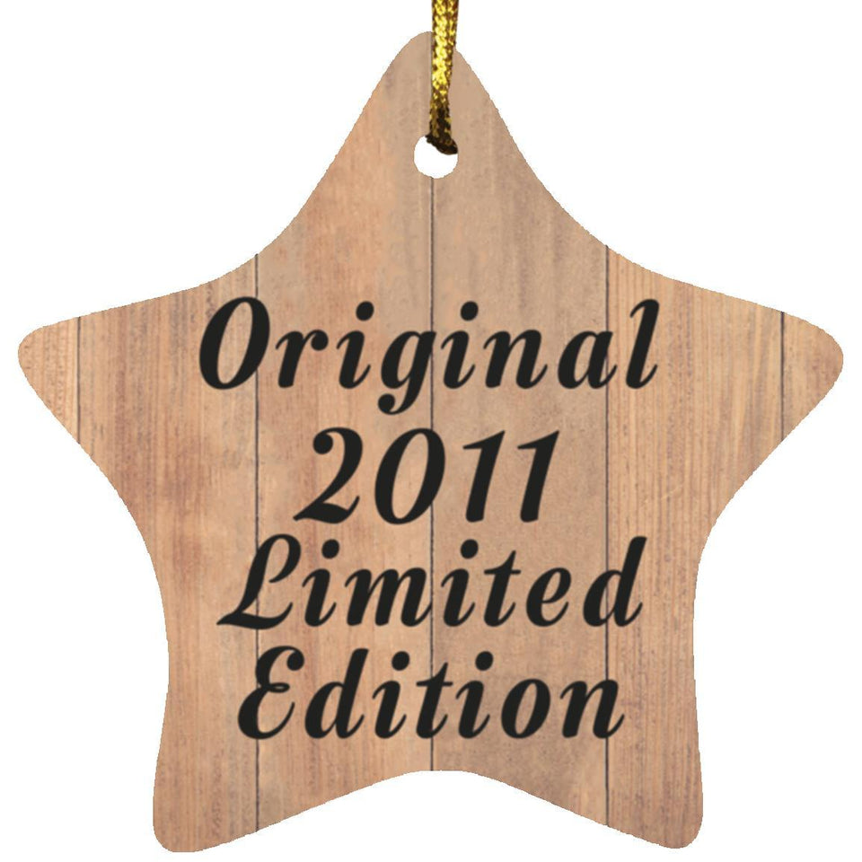 13th Birthday Original 2011 Limited Edition - Star Ornament C