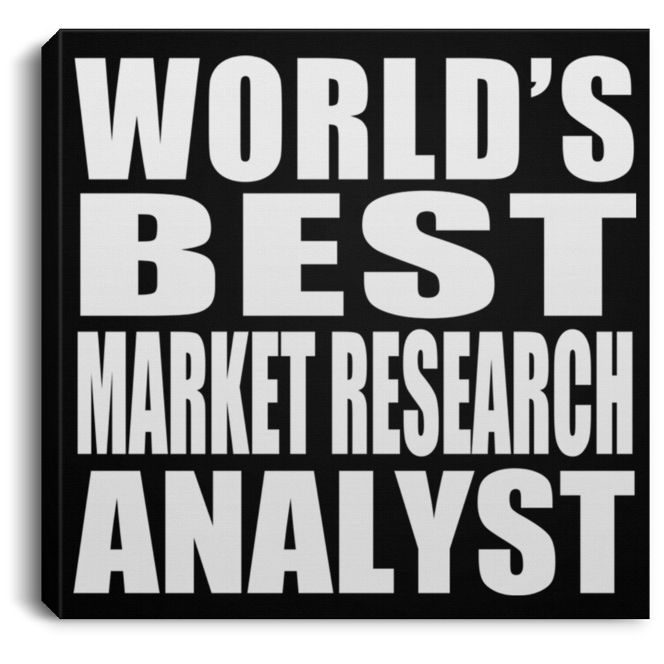 World's Best Market Research Analyst - Canvas Square