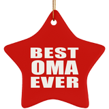 Best Oma Ever - Star Ornament