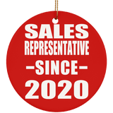 Sales Representative Since 2020 - Circle Ornament
