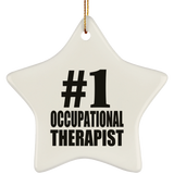 Number One #1 Occupational Therapist - Star Ornament