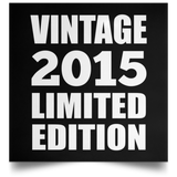 9th Birthday Vintage 2015 Limited Edition - Poster Square
