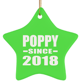 Poppy Since 2018 - Star Ornament
