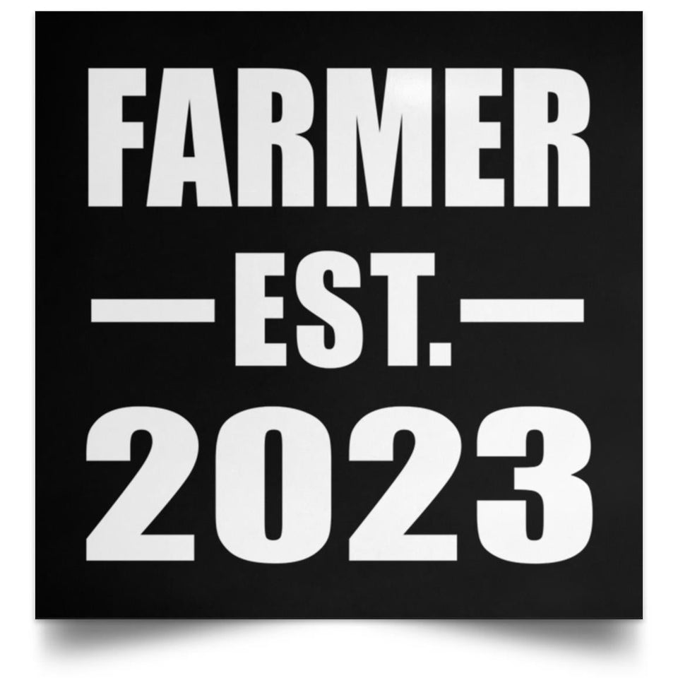 Farmer Established EST. 2023 - Poster Square