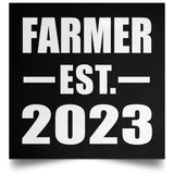Farmer Established EST. 2023 - Poster Square