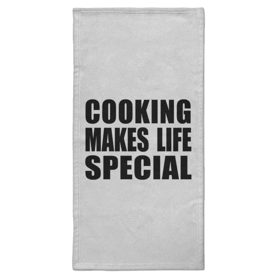Cooking Makes Life Special - Hand Towel