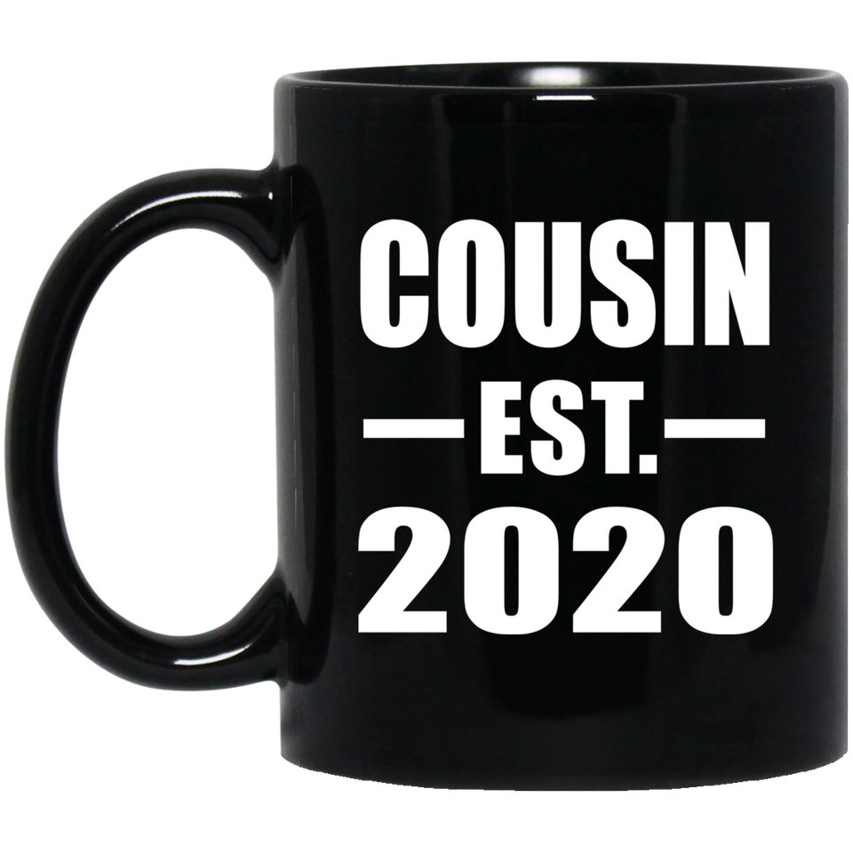 Cousin Established EST. 2020 - 11oz Coffee Mug Black