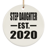 Step Daughter Established EST. 2020 - Circle Ornament