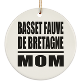 Basset Fauve De Bretagne Mom - Circle Ornament