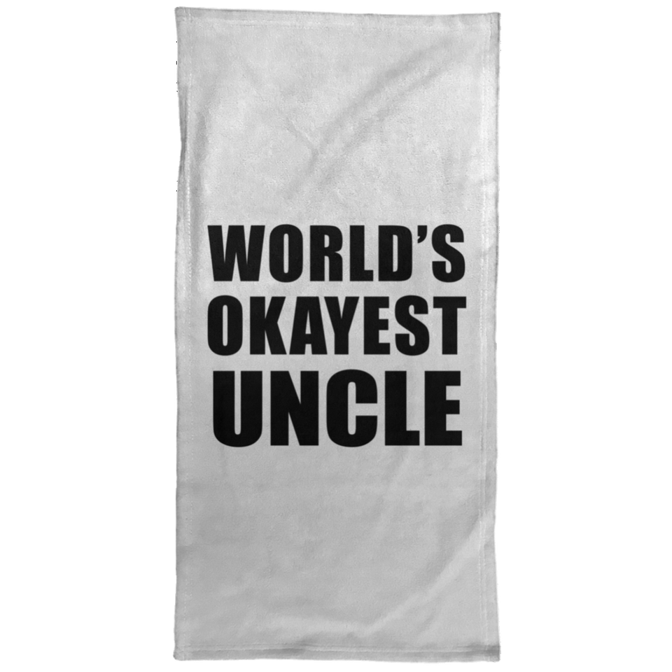 World's Okayest Uncle - Hand Towel