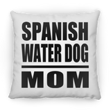 Spanish Water Dog Mom - Throw Pillow