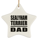 Sealyham Terrier Dad - Star Ornament