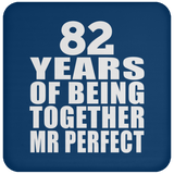 82nd Anniversary 82 Years Of Being Mr Perfect - Drink Coaster