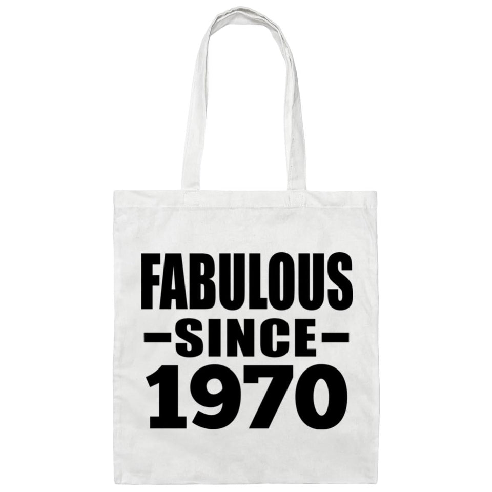 54th Birthday Fabulous Since 1970 - Tote Bag White