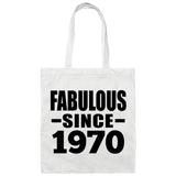 54th Birthday Fabulous Since 1970 - Tote Bag White