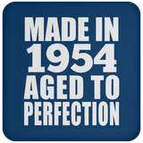 70th Birthday Made In 1954 Aged to Perfection - Drink Coaster