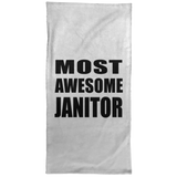 Most Awesome Janitor - Hand Towel